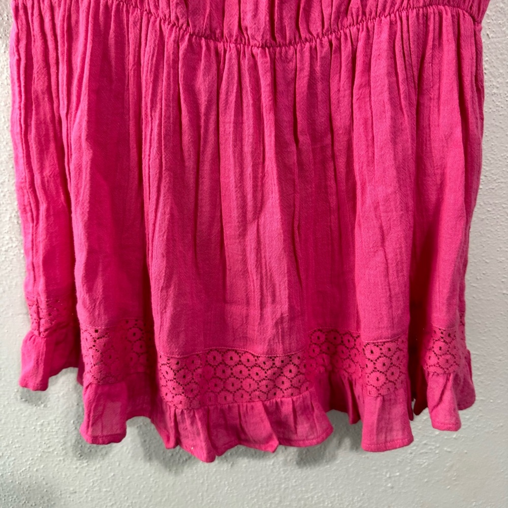 NWT Victoria’s Secret pink eyelet coverup small - Picture 6 of 7